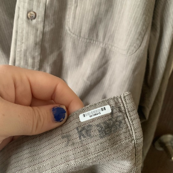 Woolrich Men’s XL Brown Button Down Long Sleeve Shirt - Picture 4 of 8